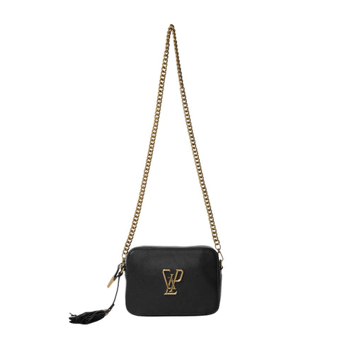 Borsa Donna a tracolla pocket liscia Nero Gaelle- Francavilla Moda